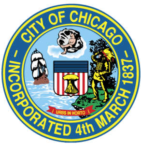 A logo for the City of Chicago.
